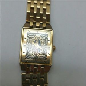 Ladies citizen watch with virgin mary